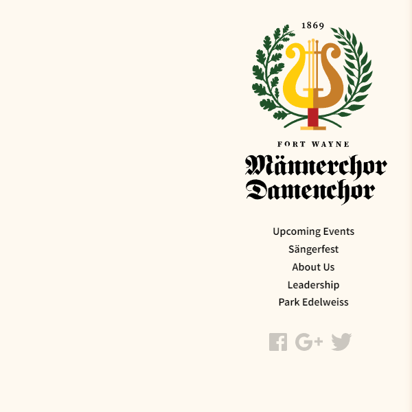 German Speaking Organizations in Indiana - Fort Wayne Mannerchor - Damenchor
